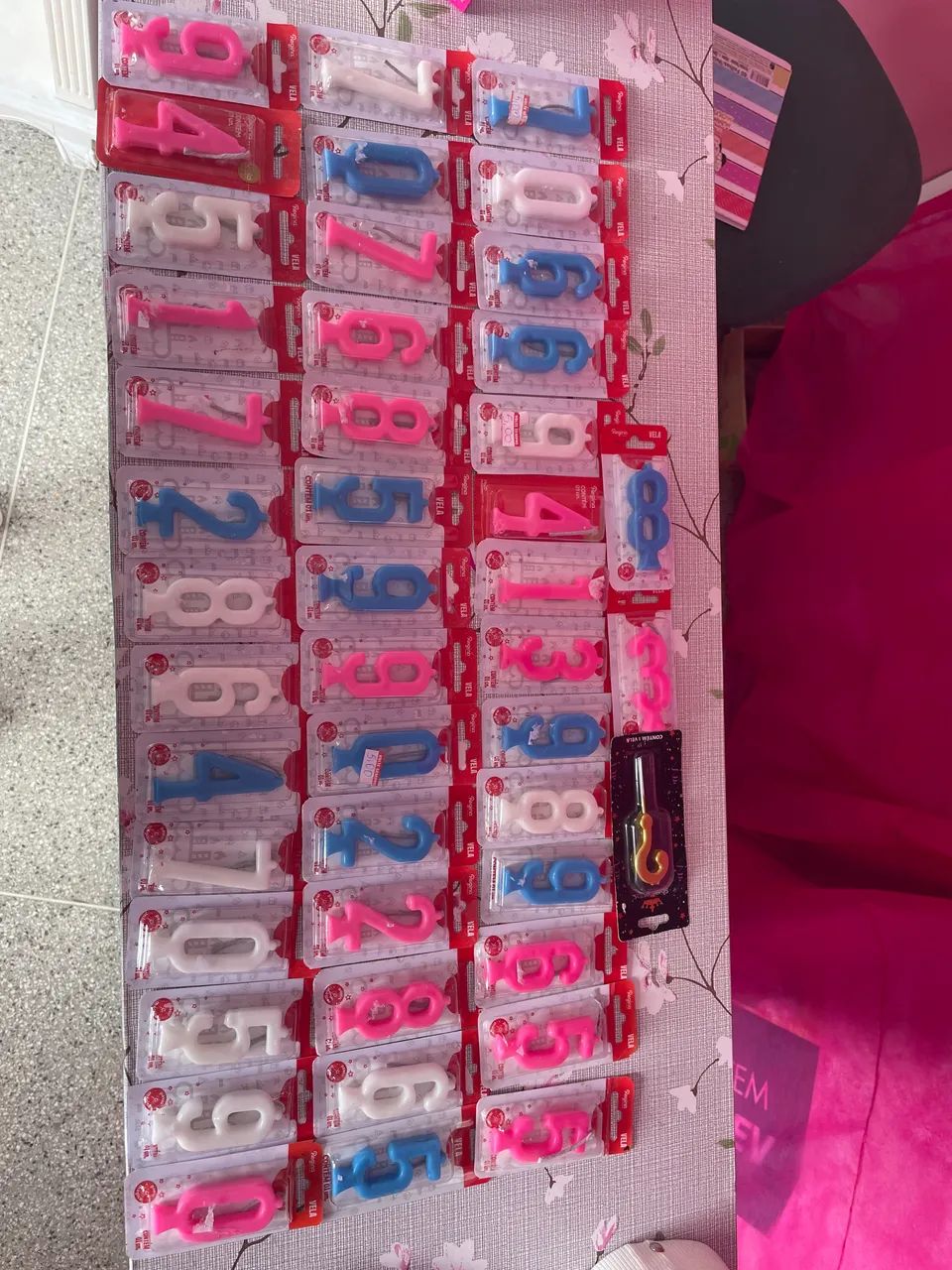  velas de aniversário 