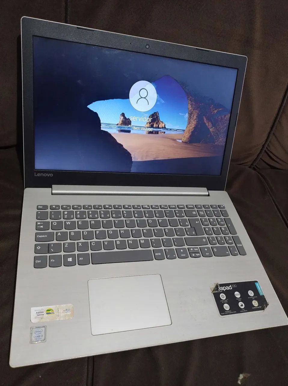 Notebook Lenovo i3 7 Ger SSD 120 tudo funcionando  - Foto 2