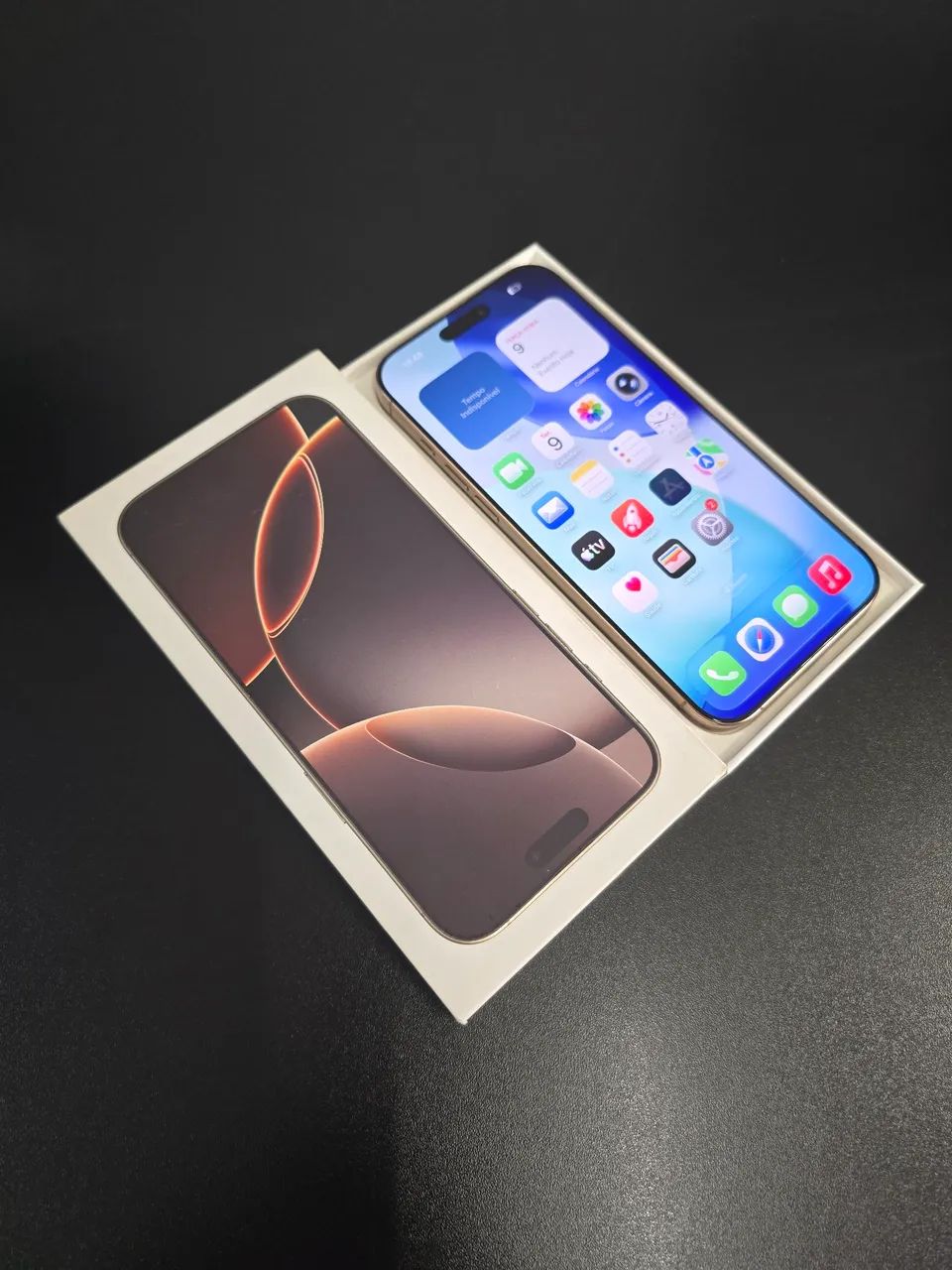 iPhone 16 Pro Max 256GB Desert |Com caixa |Imperdível |Saúde da Bateria 88%