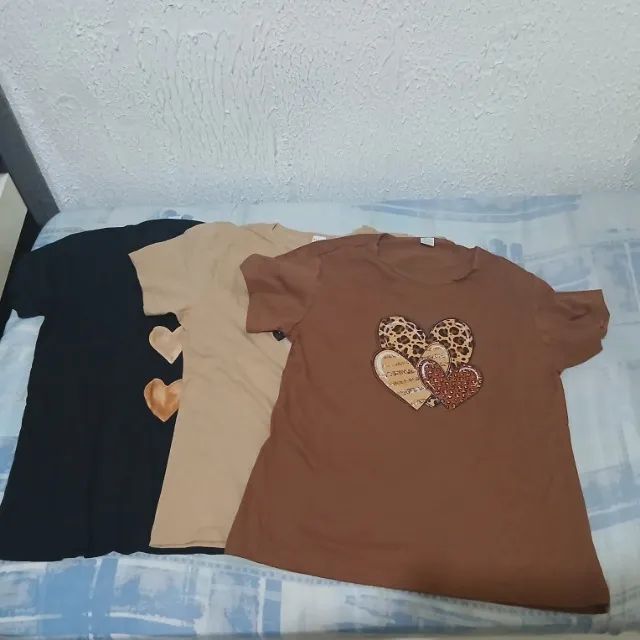 Camisetas Coração - GG