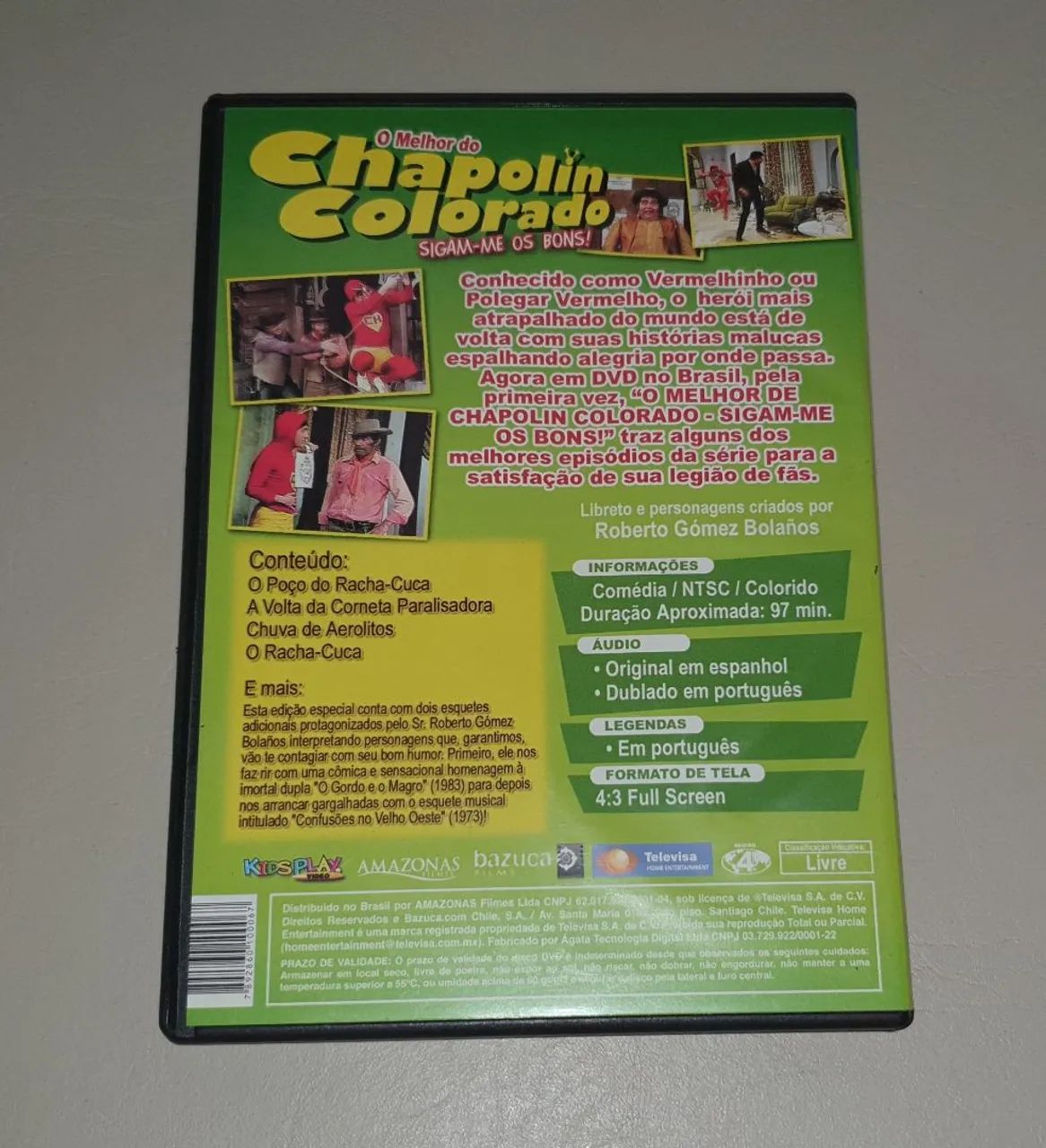 Dvd - Chapolin Colorado Sigam me os bons - CDs, DVDs etc - Vila