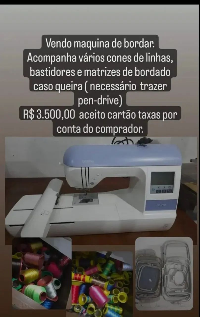 Maquina bordar Brother - Foto 2
