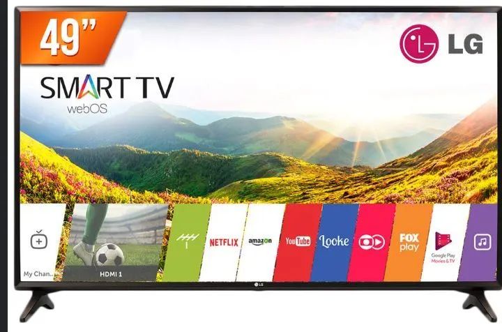 TV LG 49' SMART COM DEFEITO! 