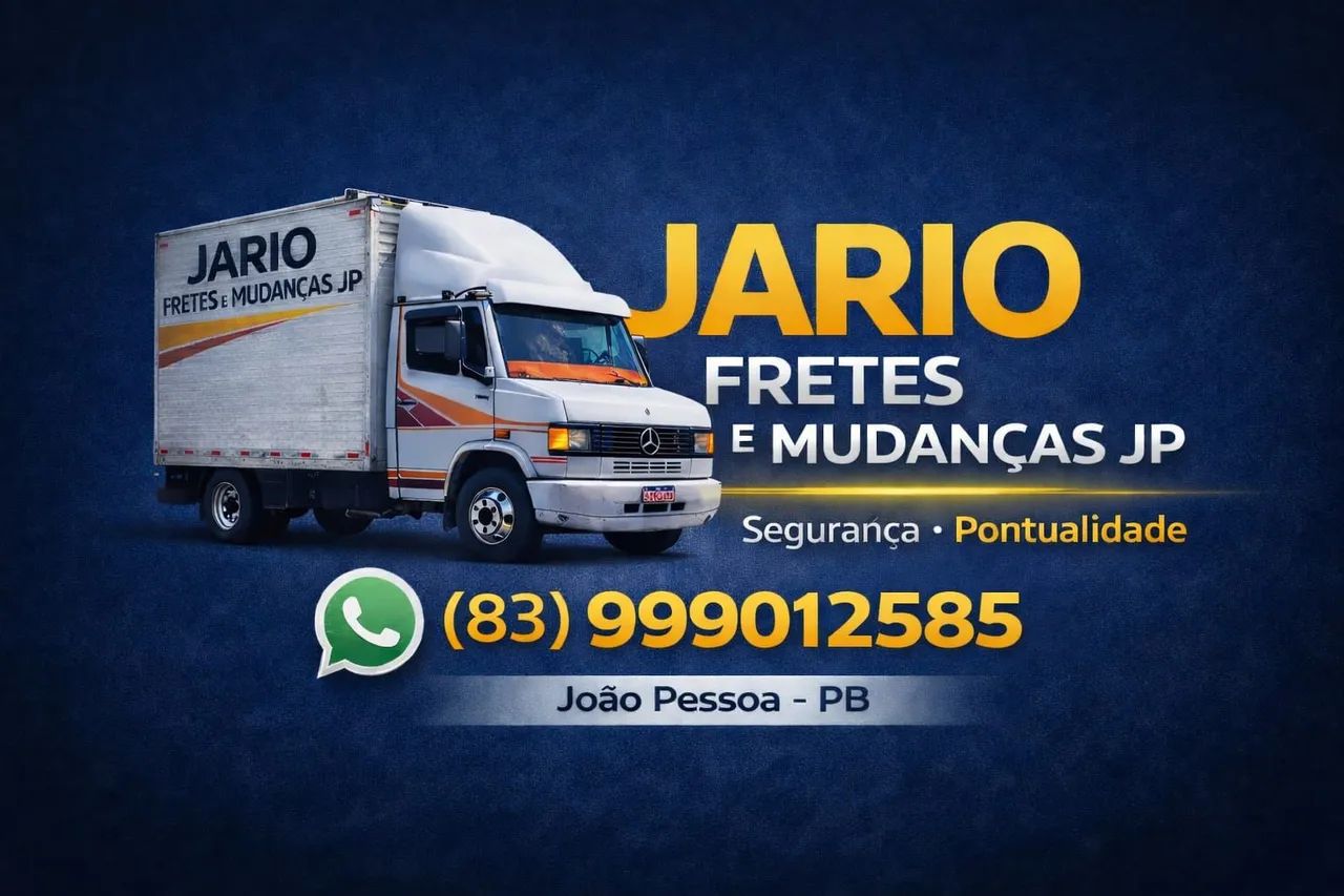 FRETE EM JOÃO PESSOA!! E REGIÃO 