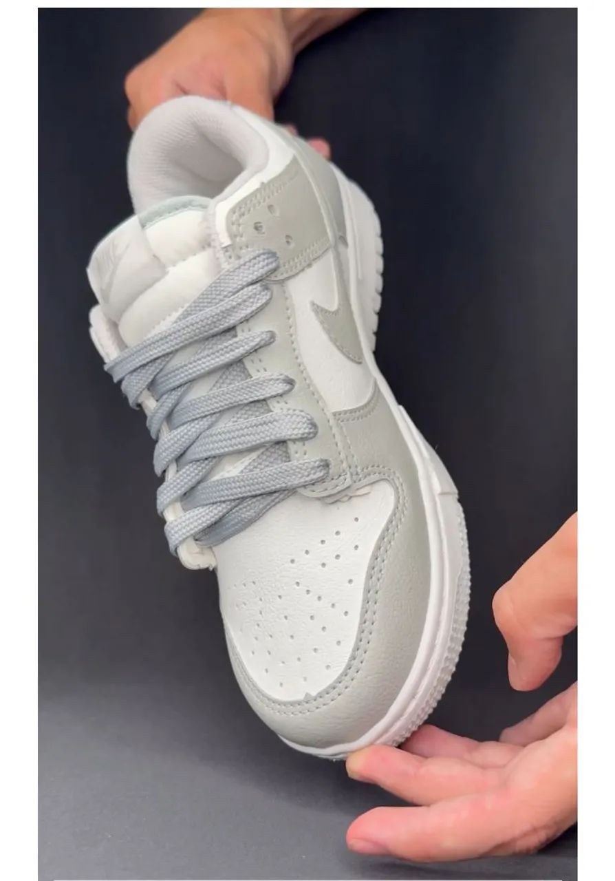Tênis Nike Dunk Low Retro " Grey Fog " - Foto 5