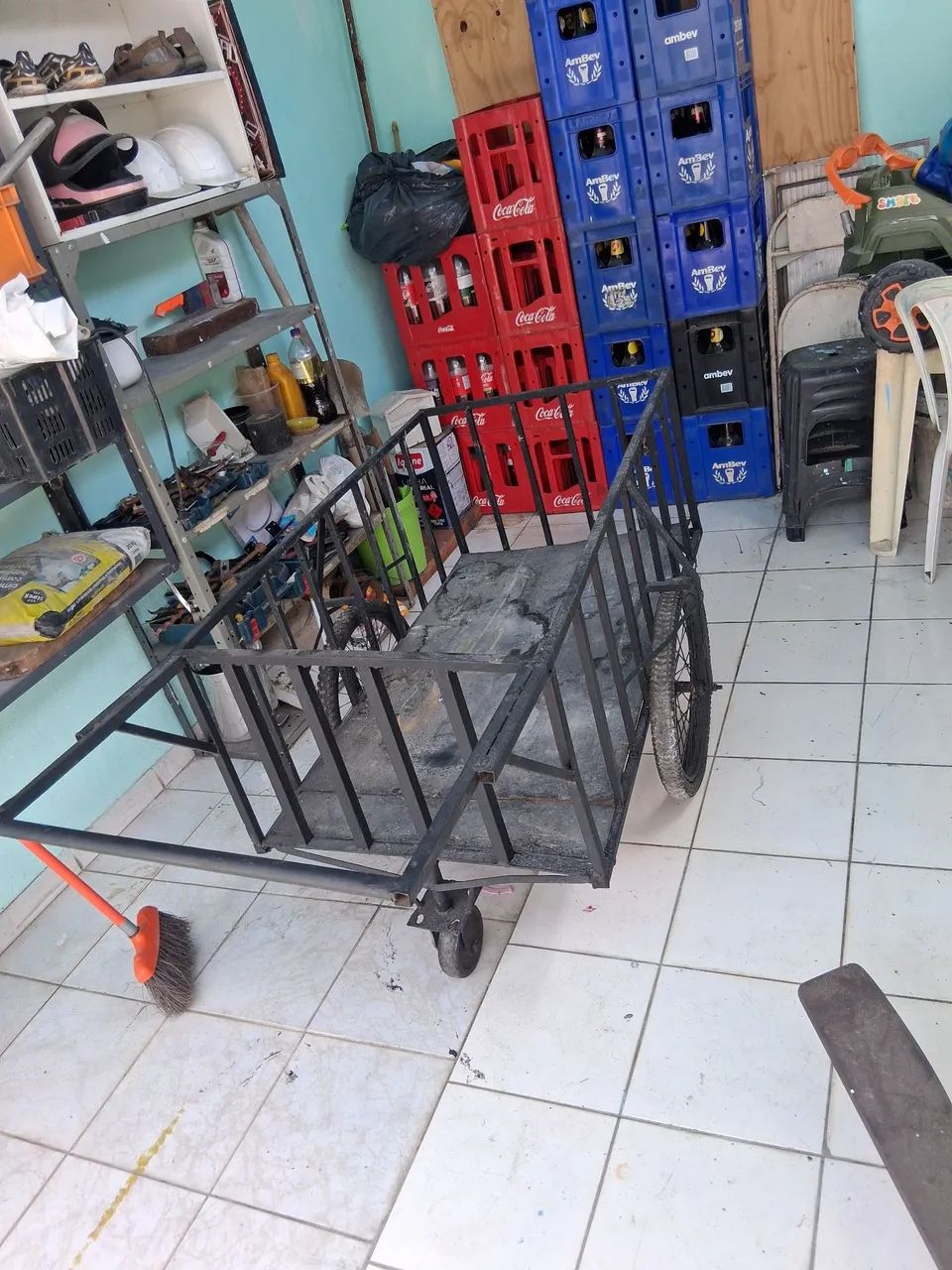 Carrinho de ferro, ótima oportunidade aproveite. - Foto 4