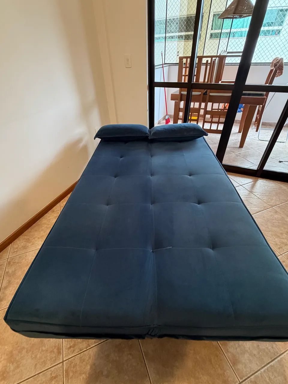 Sofá cama azul  - Foto 3