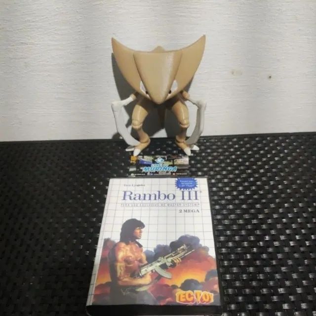 Rambo III - Original - Tectoy - Master System - Caixa de plástico padrão Sega