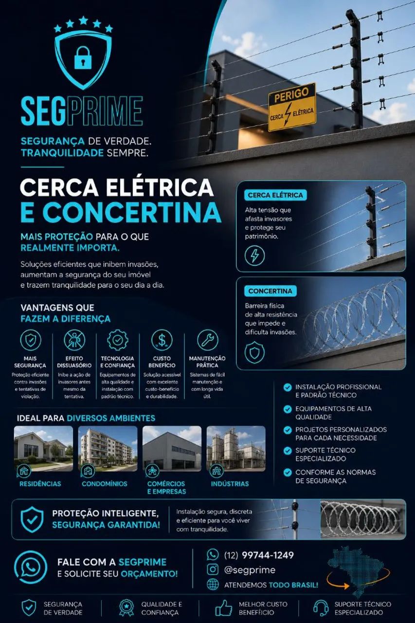CERCA ELÉTRICA / CONCERTINA 