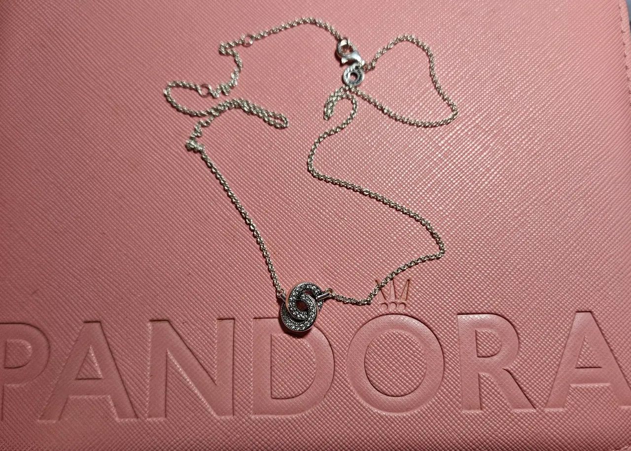 Colar Círculos Entrelaçados Pandora - Foto 2