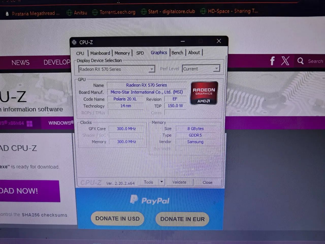 MSI Rx 570 8gb  - Foto 2