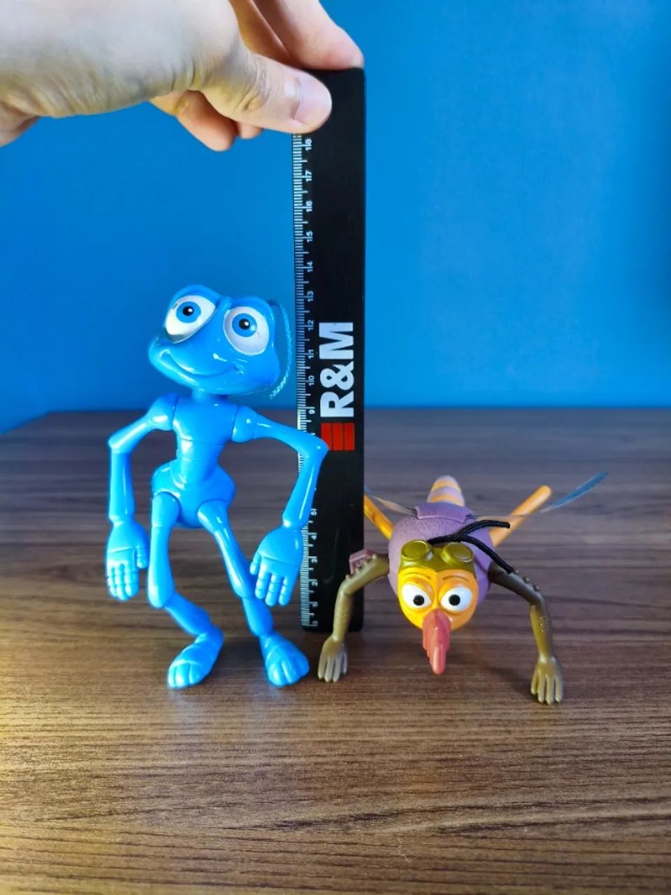Bonecos A Bug's Life - Flik e Mosquito McDonald's 1998 - Foto 3