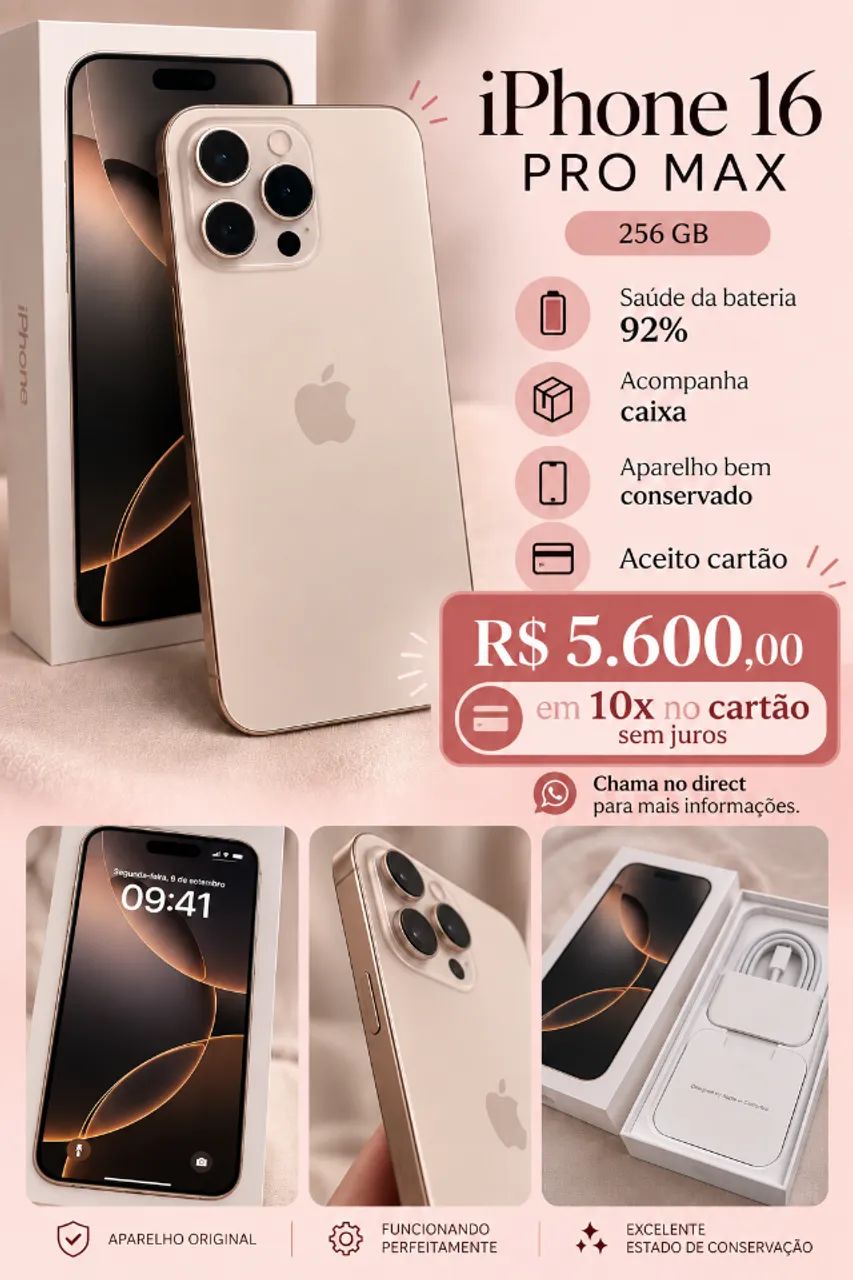 iPhone 16 pro max 