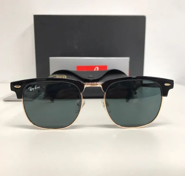 óculos de sol ray ban clubmaster tradicional