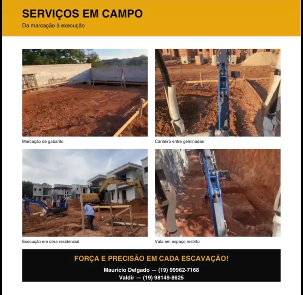 Mini Escavadeira - Serviços de Escavações  - Foto 4