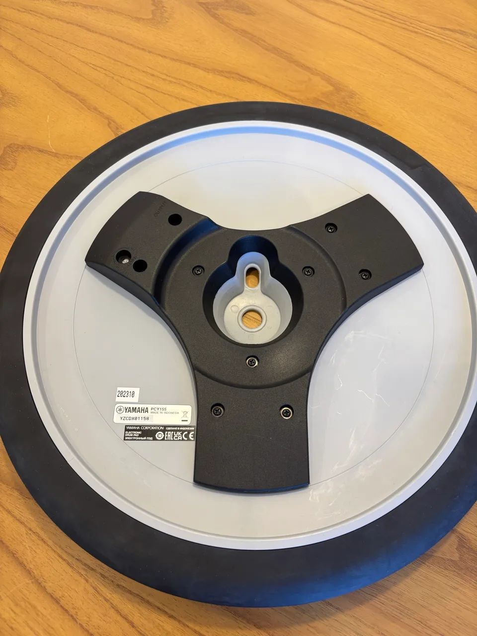 Pad De Prato De 15 Polegadas E 3 Zonas Pcy155-y Preto Yamaha - Foto 2