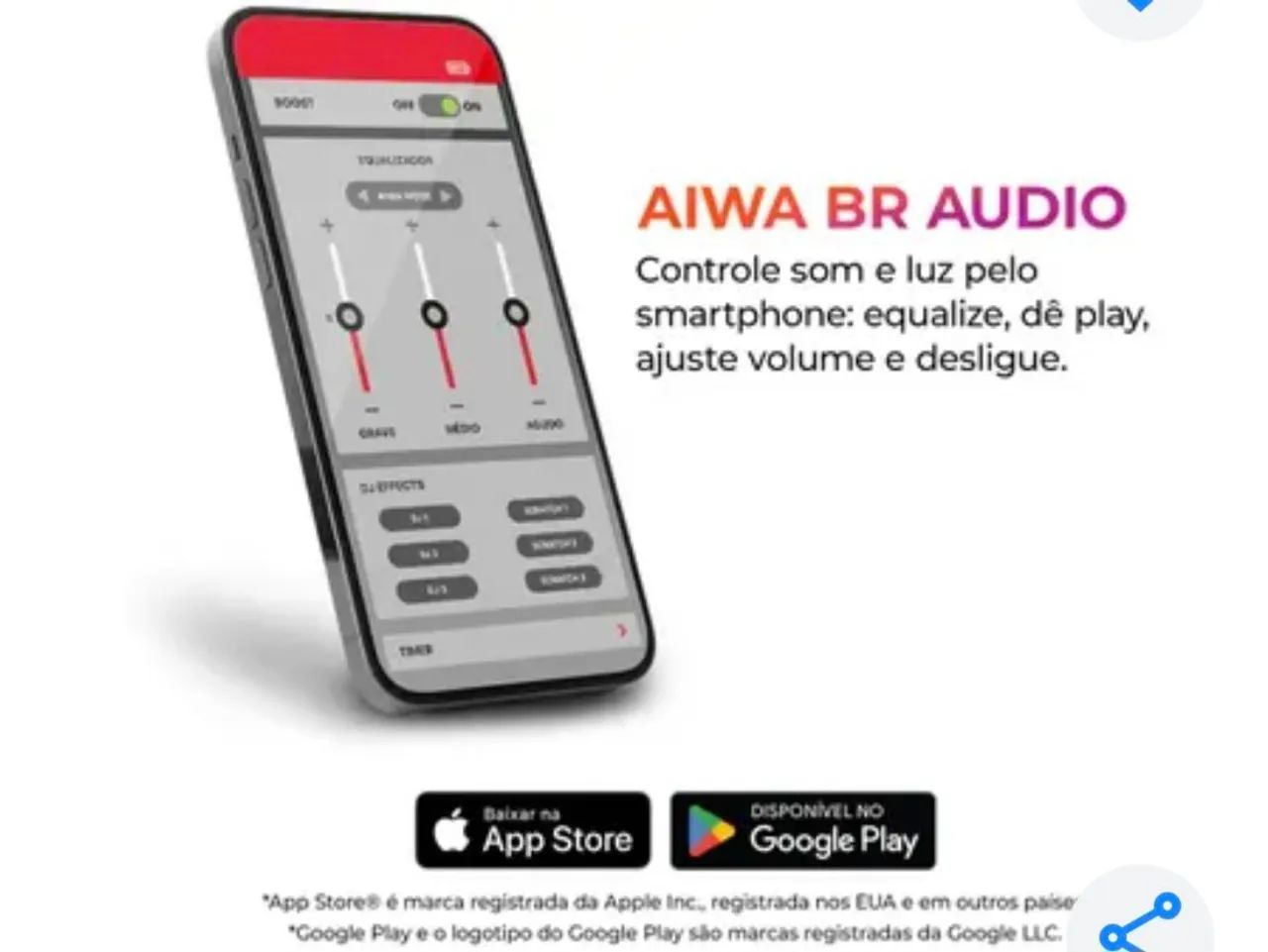 Som AIWA AWS,  ACEITO TROCA! - Foto 2