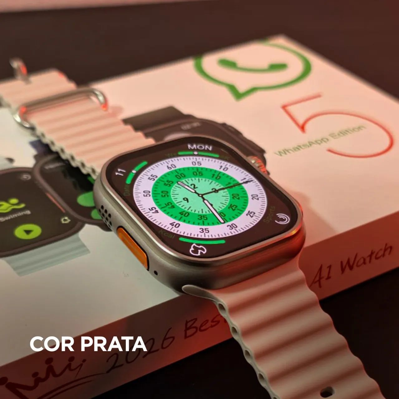 SMARTWATCH U5 PLUS ULTRA 5 AMOLED 2.04 CHATGPT