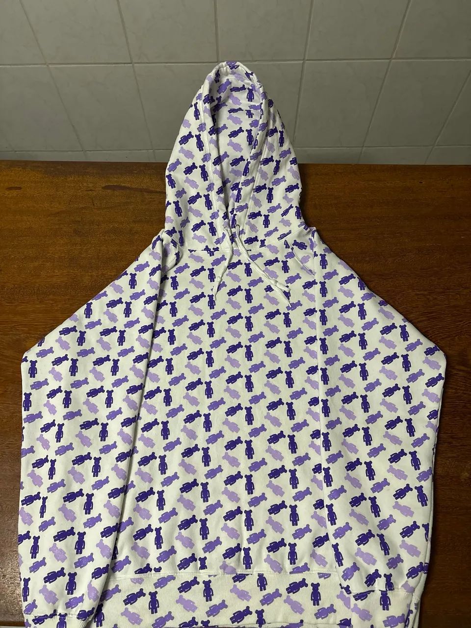 bape × be@rbrick sample pullover hoodie - Foto 3