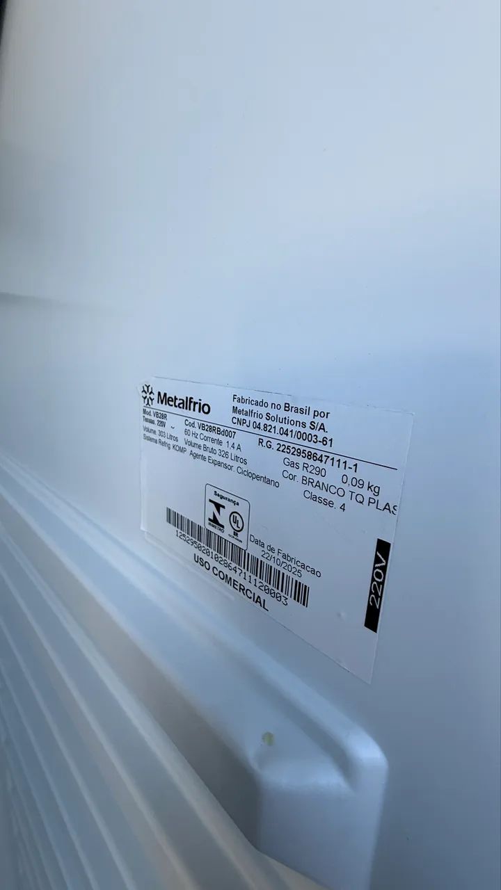Expositor Metalfrio 326 litros 220v zerado - Geladeiras e Freezers