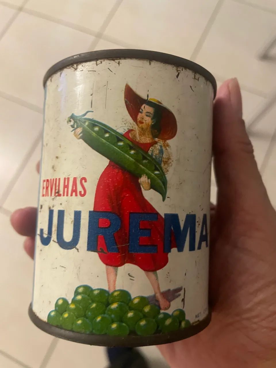 Lata ervilha Jurema anos 50