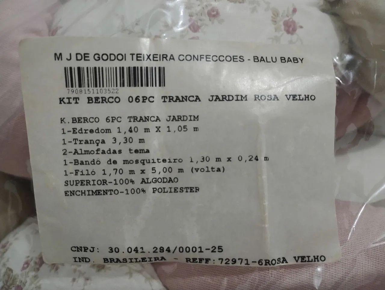 Kit berço com dossel e mosquiteiro  - Foto 2