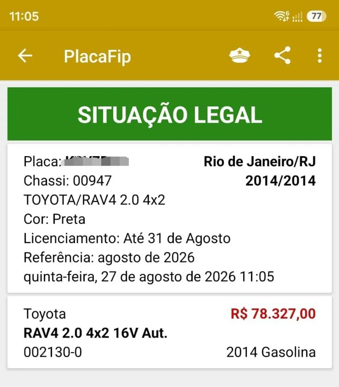 Toyota Rav4 RAV4 2.0 4x2 16V Aut. 2014