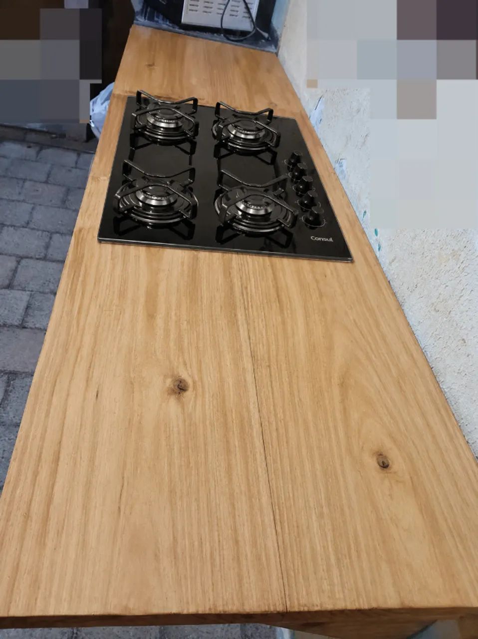 bancada para cooktop
