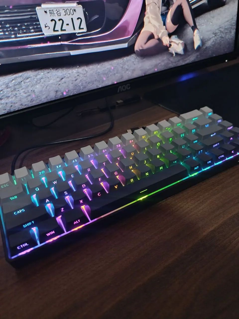 teclado gamer Nk68 