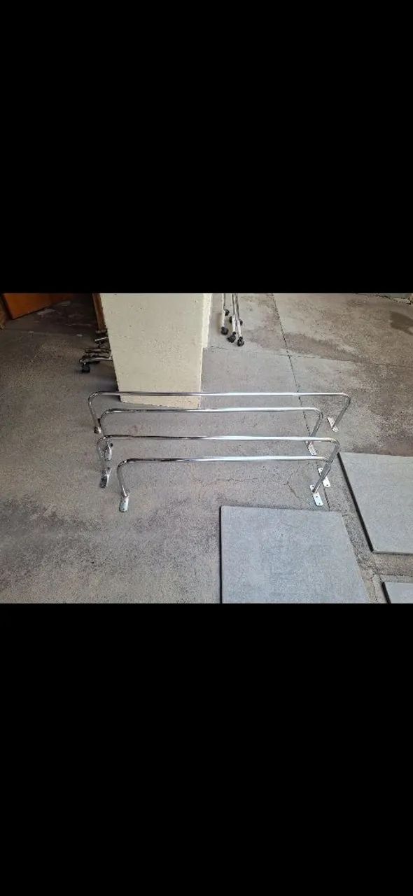 Arara de parede cromada inox  - Foto 2