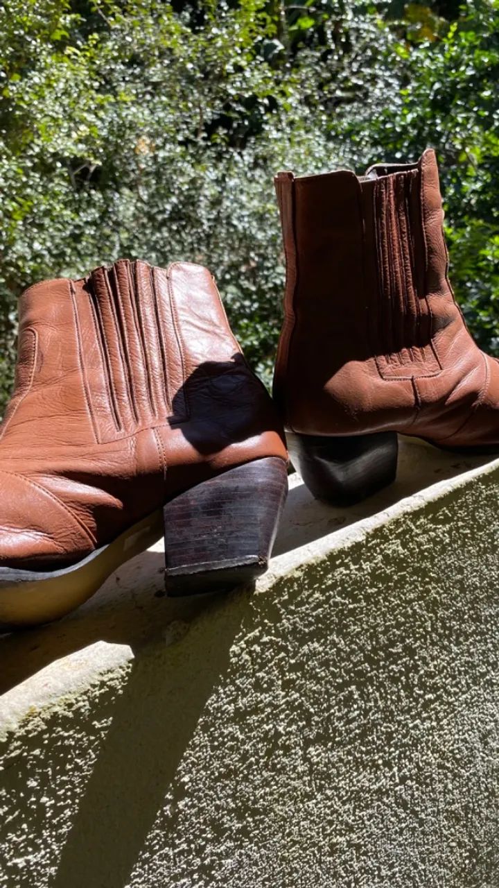Bota western couro animal  - Foto 3