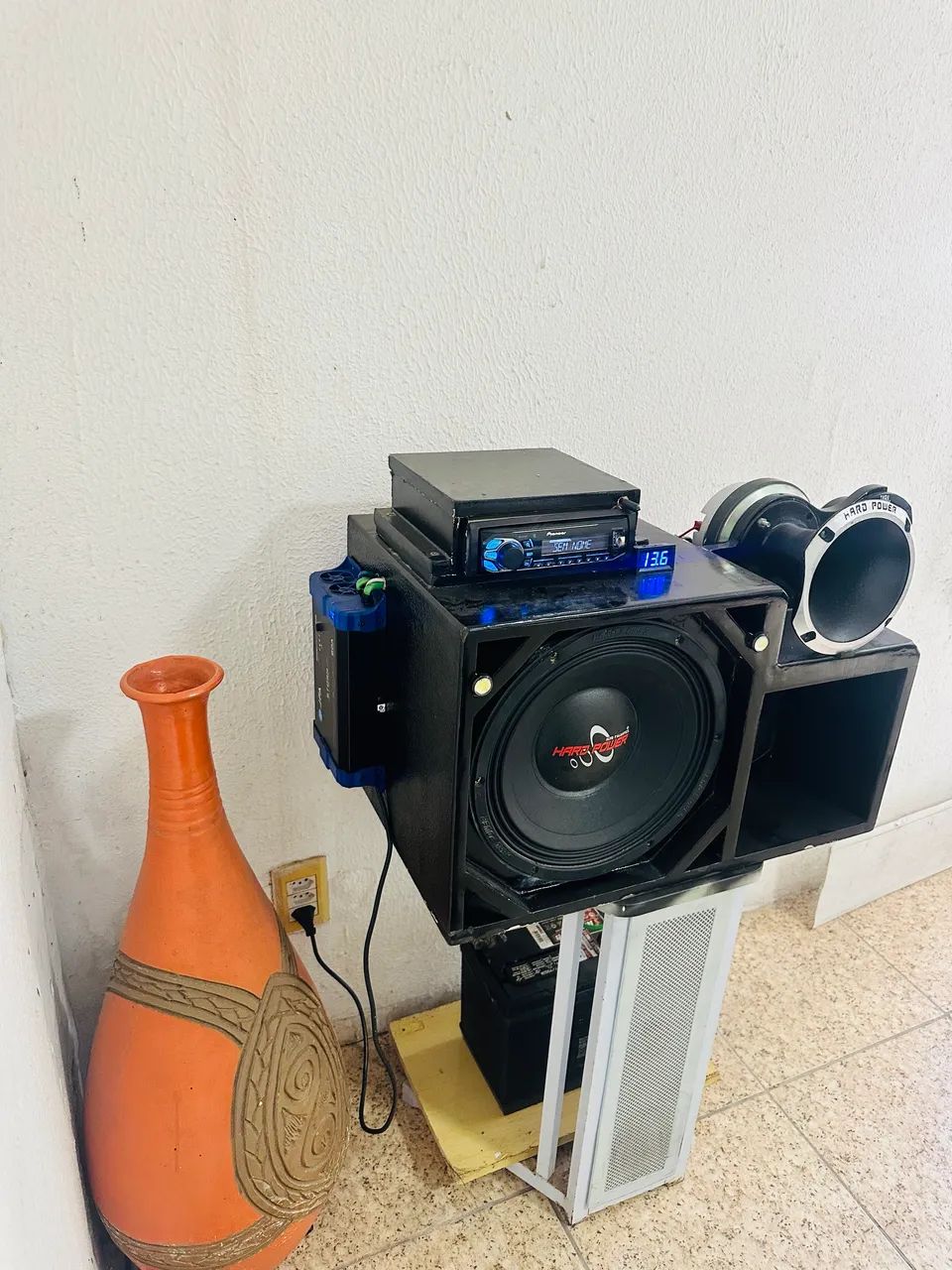 Trio com fonte e bateria 