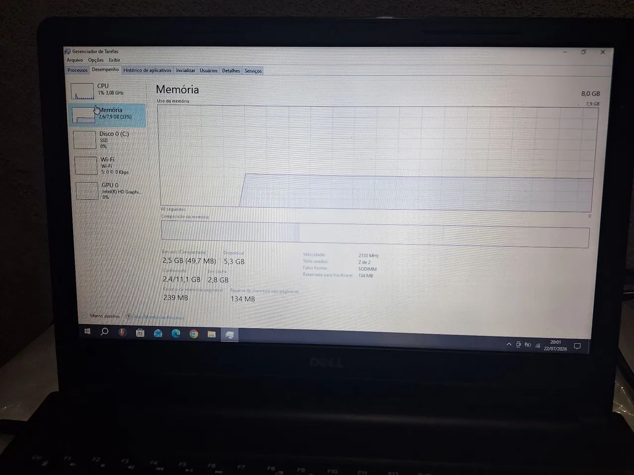 NOTEBOOK DELL PERFEITO ESTADO - Foto 3