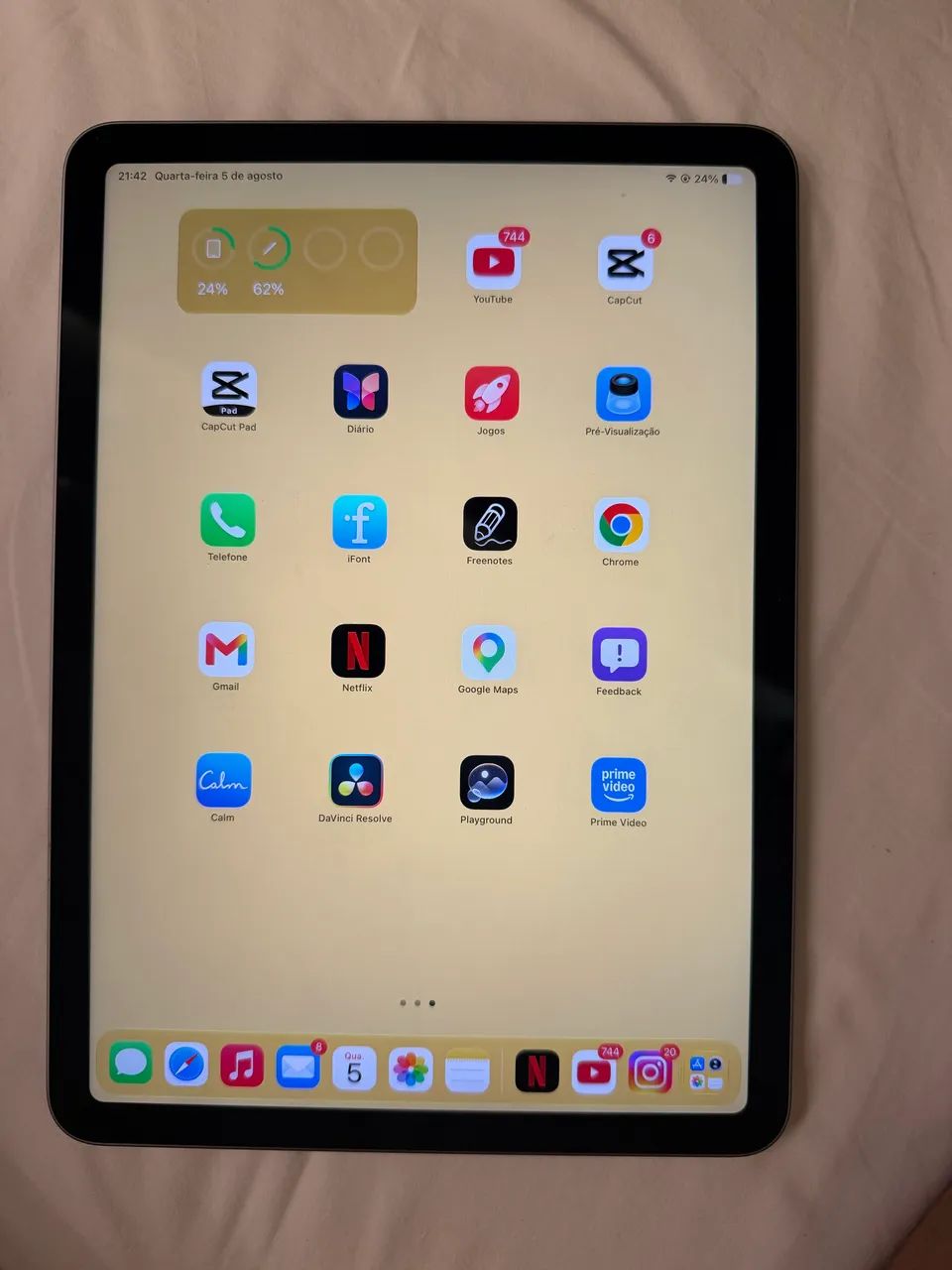 iPad M3 11 polegadas 128GB Novo  - Foto 5