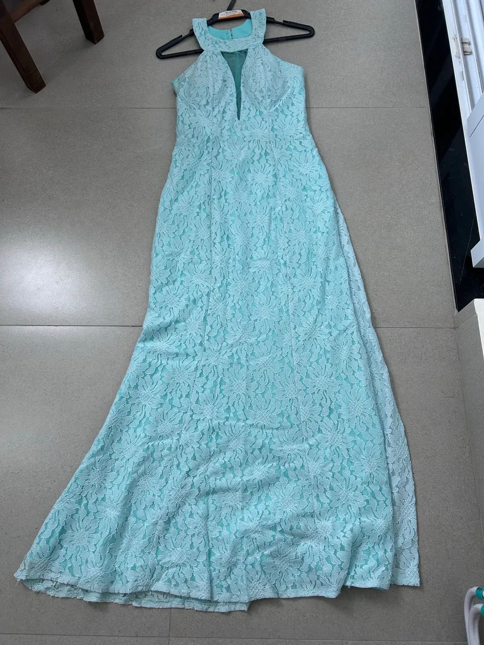 Vestido longo de festa 