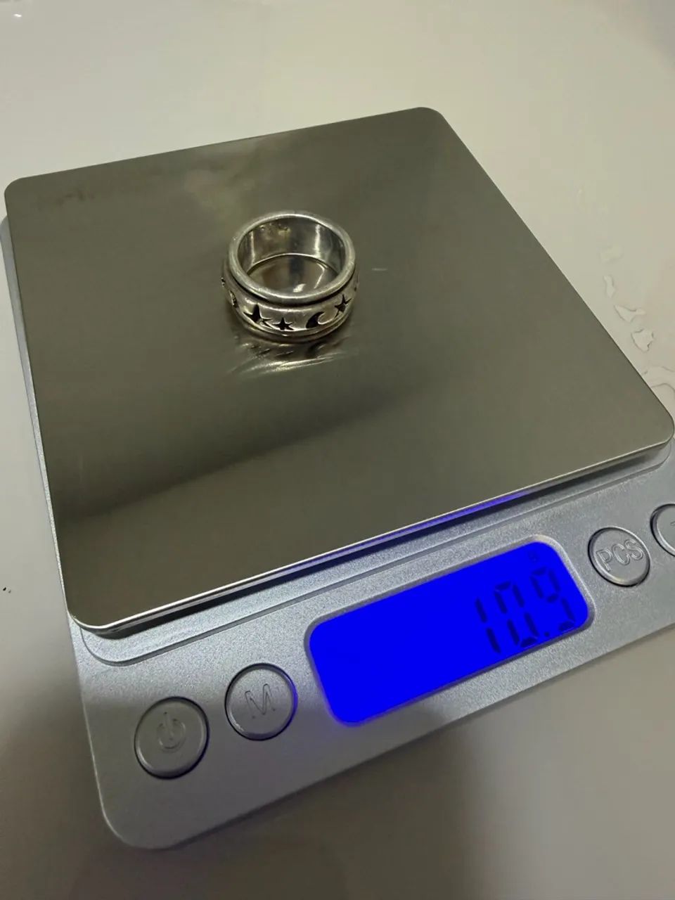 Anel de prata 10.9g