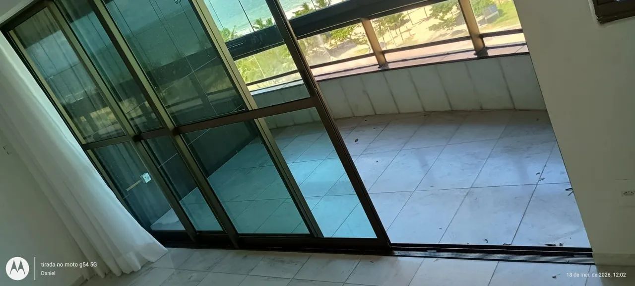 Porta de Vidro esverdeado resistente é alumínio