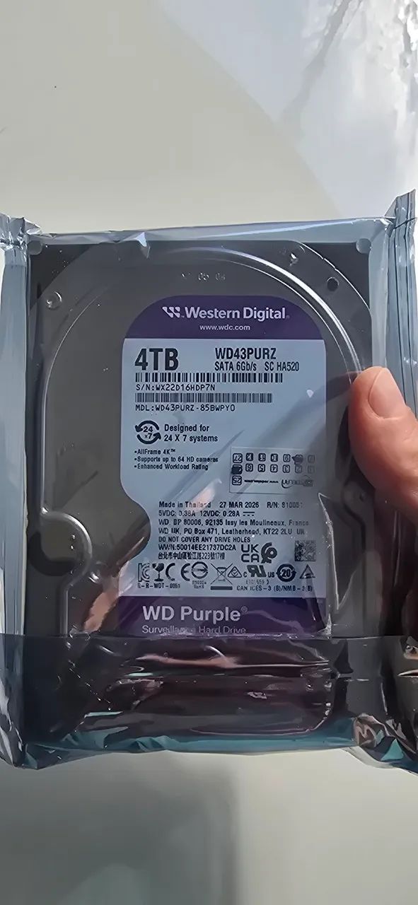 Hd 4Tera WD purple.  - Foto 4