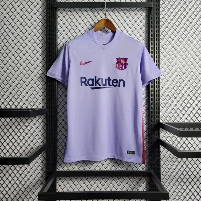 Camisa do Barcelona - Roxa - Fora 2021 2022 - Foto 5
