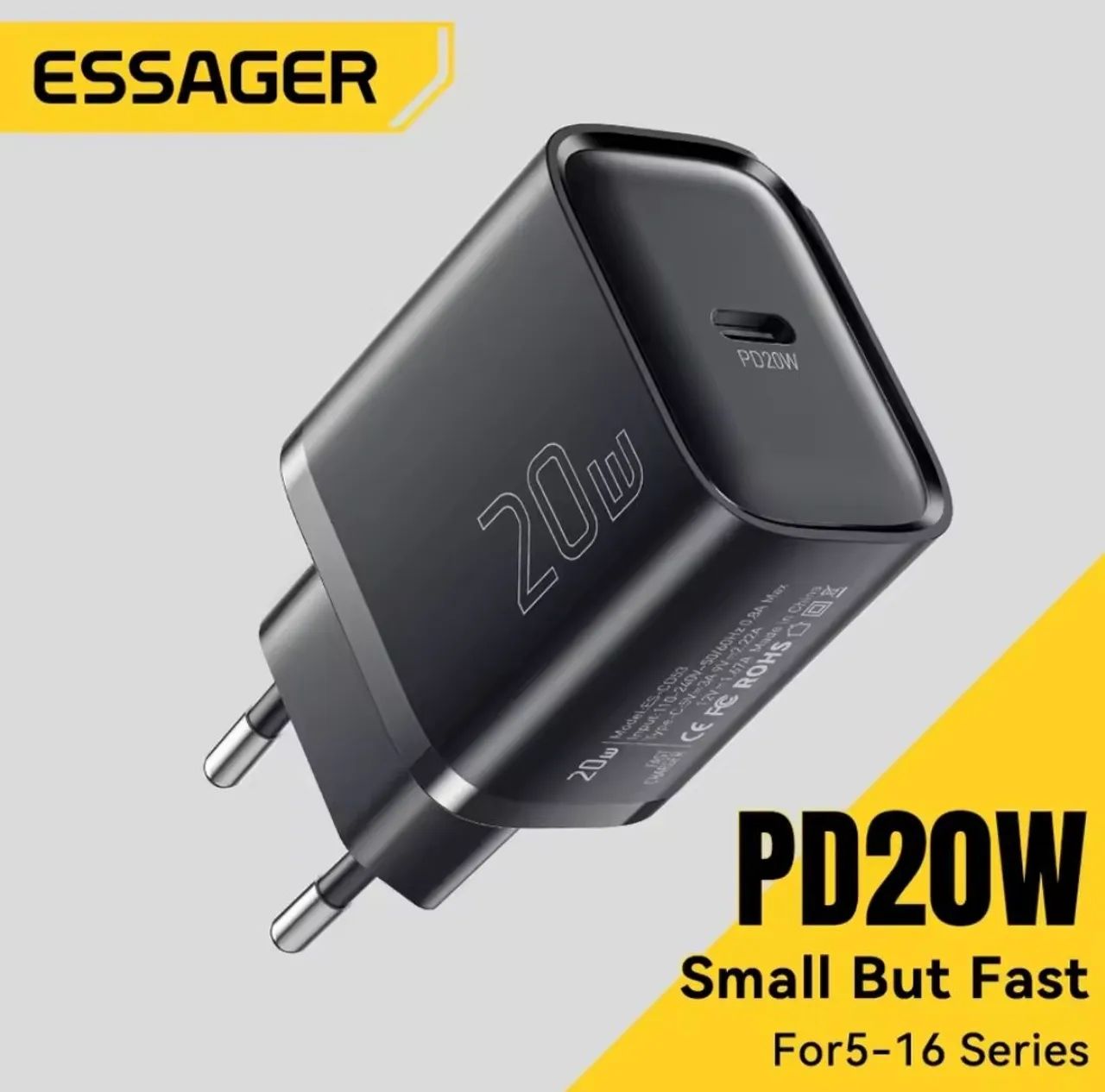 Carregador 20w Essager original tipo C  - Foto 3