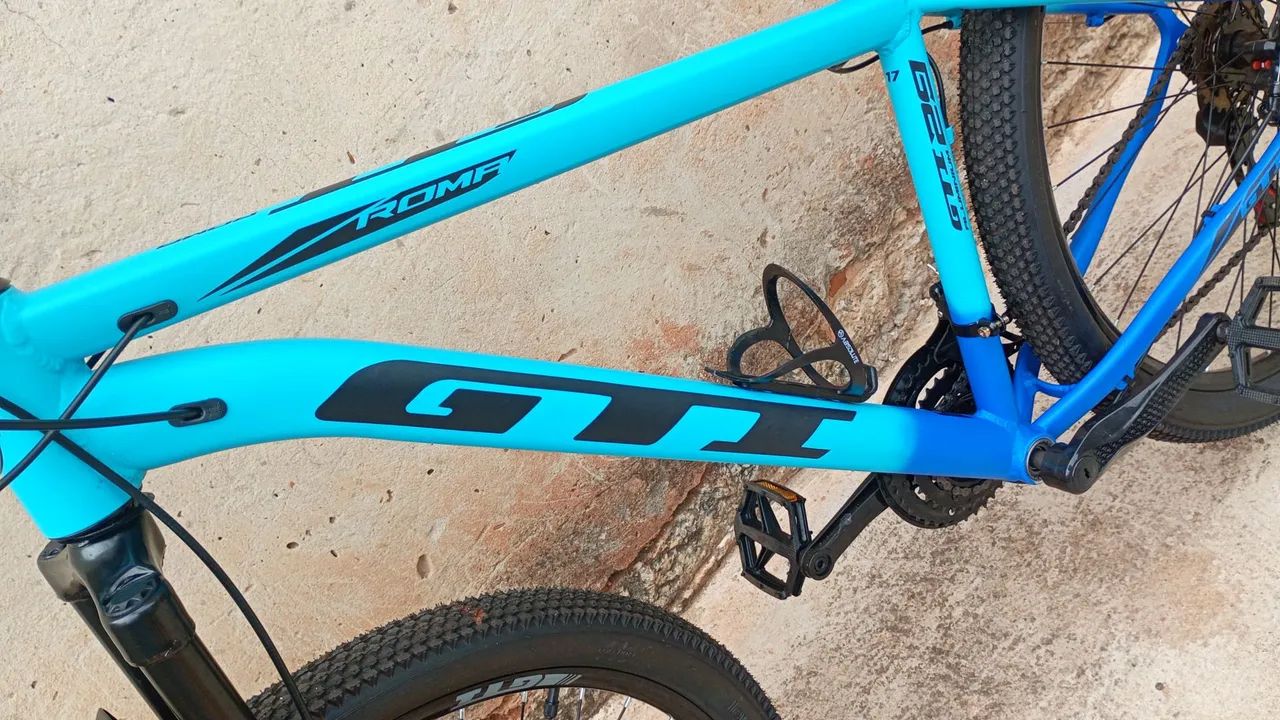 Bicicleta Aro 29 GTI Azul  - Foto 2