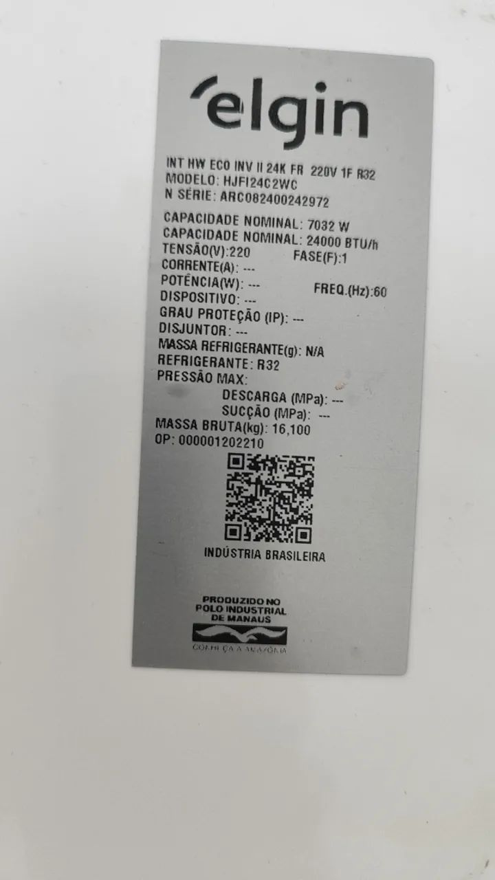 Ar-Condicionado Elgin 24.000 BTU - Foto 3
