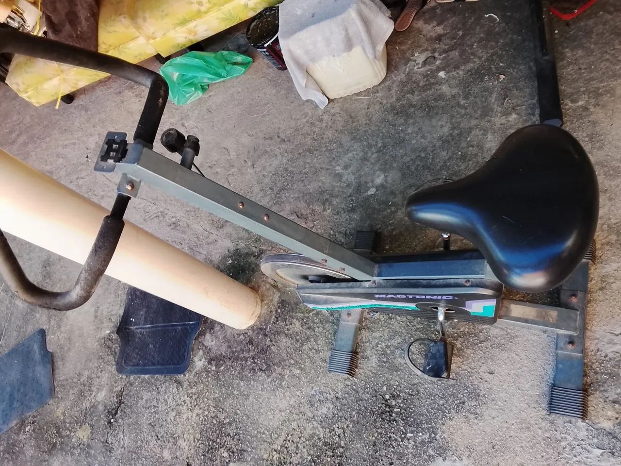 bicicleta ergométrica antiga 