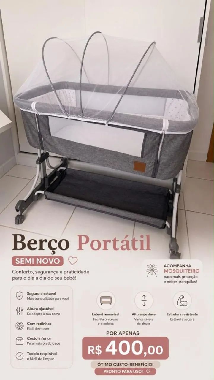 Vende Berço de bebê 