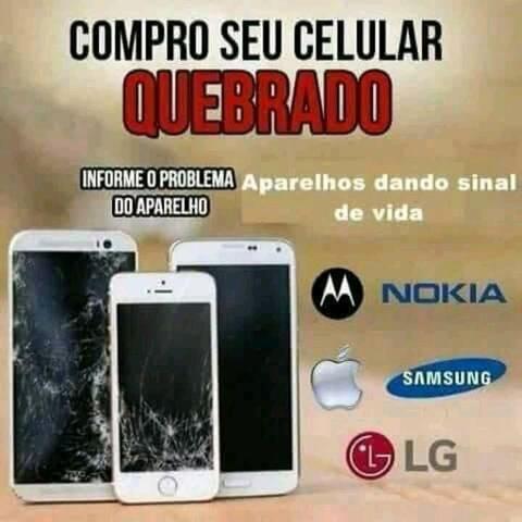 Celular Defeito Compro