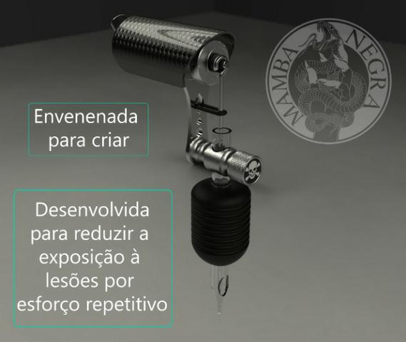 Maquina de Tatuagem Mamba Negra (Máquina NOVA!!) - Foto 2