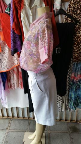 Blusa Renda Bordada Estampada - Foto 2