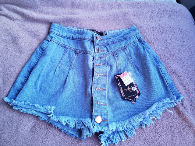 short saia jeans