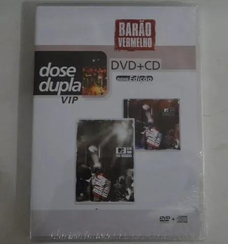 DVD + CD Barão Vermelho MTV ao Vivo: Dose Dupla Novo, original e lacrado!