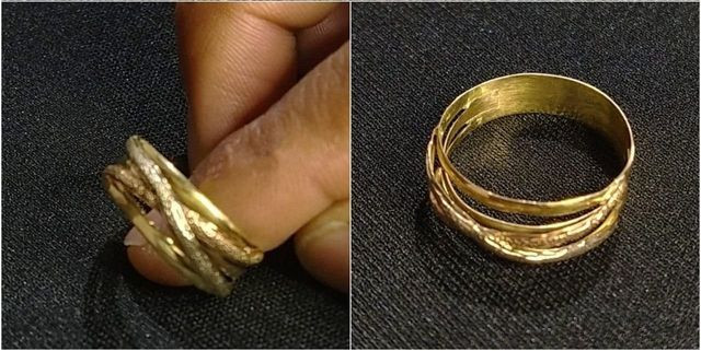 Anel de ouro 18k FEMININO - Foto 4
